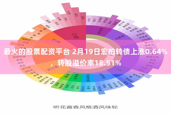 最火的股票配资平台 2月19日宏柏转债上涨0.64%，转股溢价率18.51%